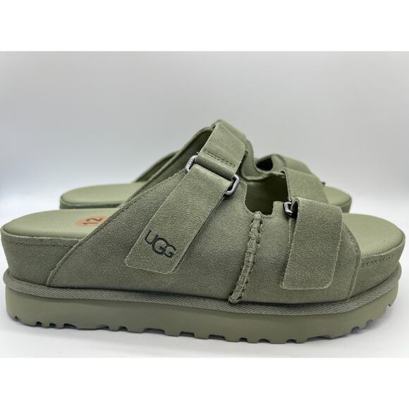UGG Goldenstar Hi Slide Shaded Clover 1155458 Women's Size 12 New - Picture 1 of 16